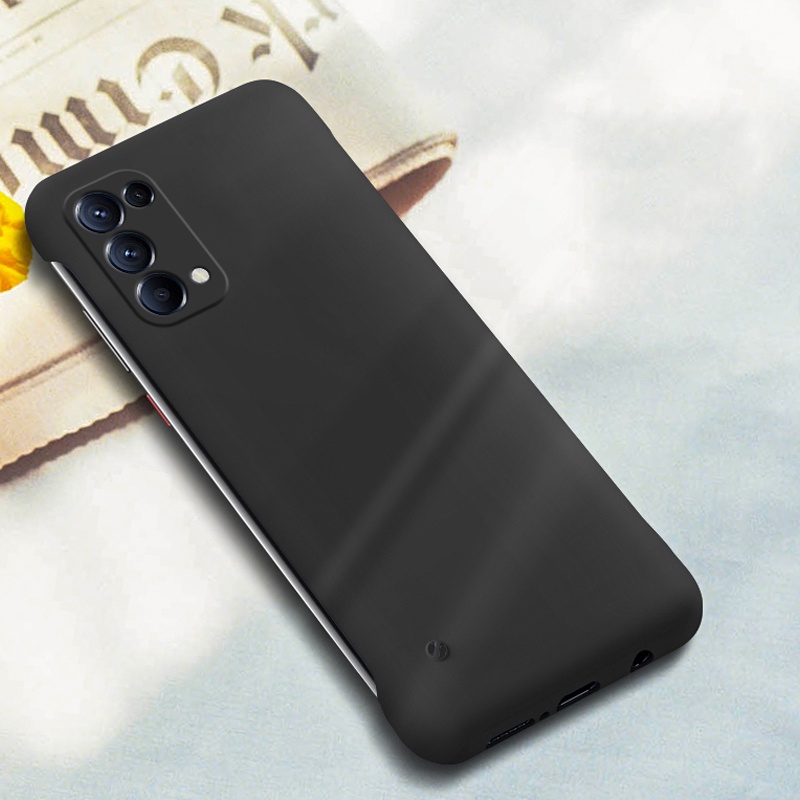 Ốp Điện Thoại PC Cứng Nhám Siêu Mỏng Không Viền Chống Sốc Cho OPPO Reno 2 3 4 5 Pro Plus ACE2 OPPO A91