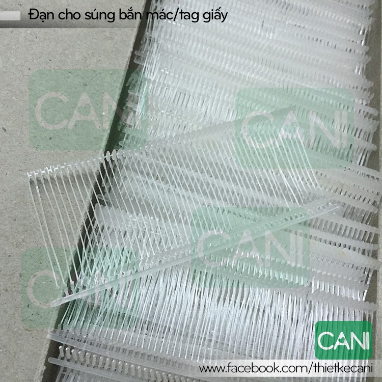 Dây nhựa treo mác quần áo Máy bắn tag áo