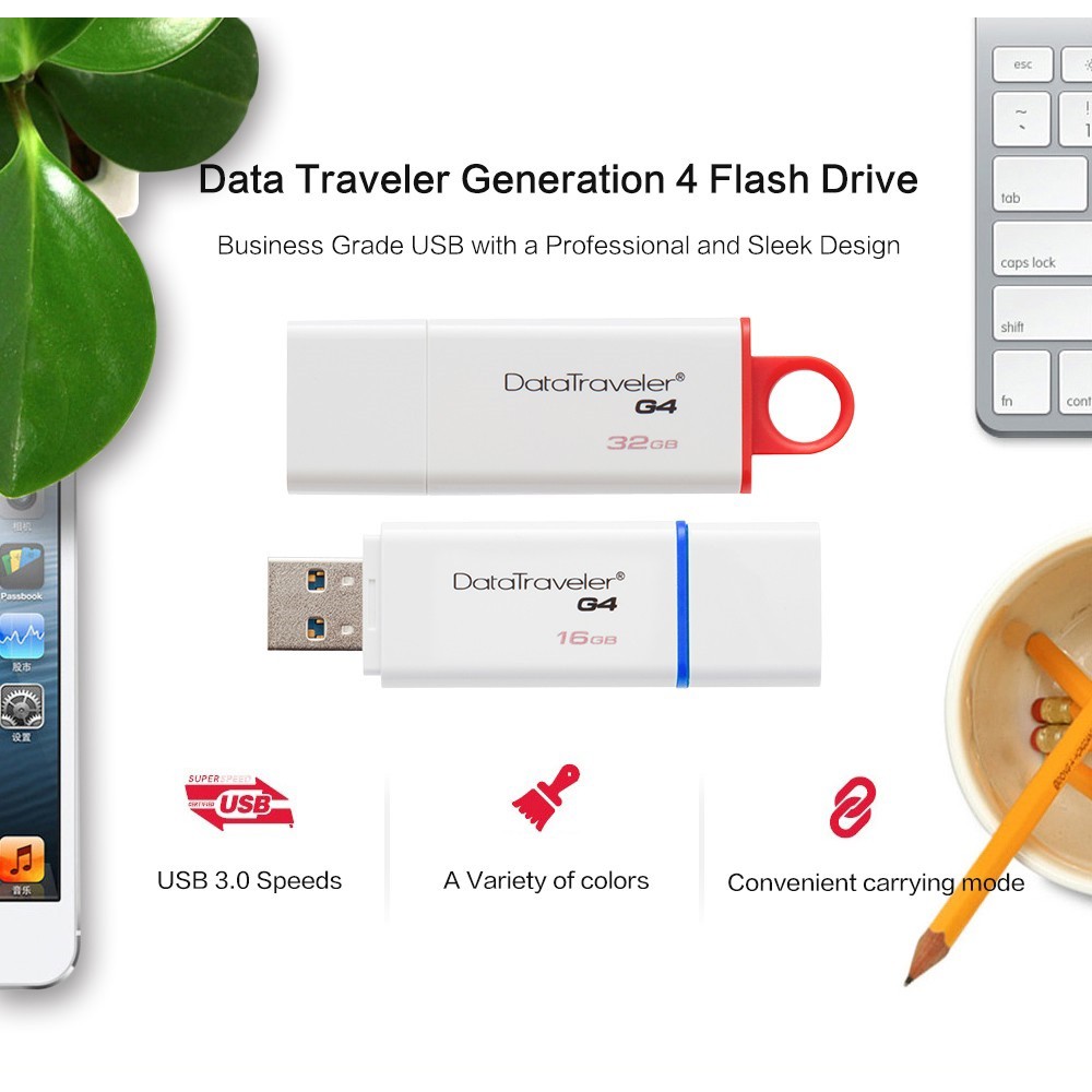 [USB 3.0] USB Kingston DataTraveler G4 -- 16GB / 32GB --- Bảo hành 5 năm !