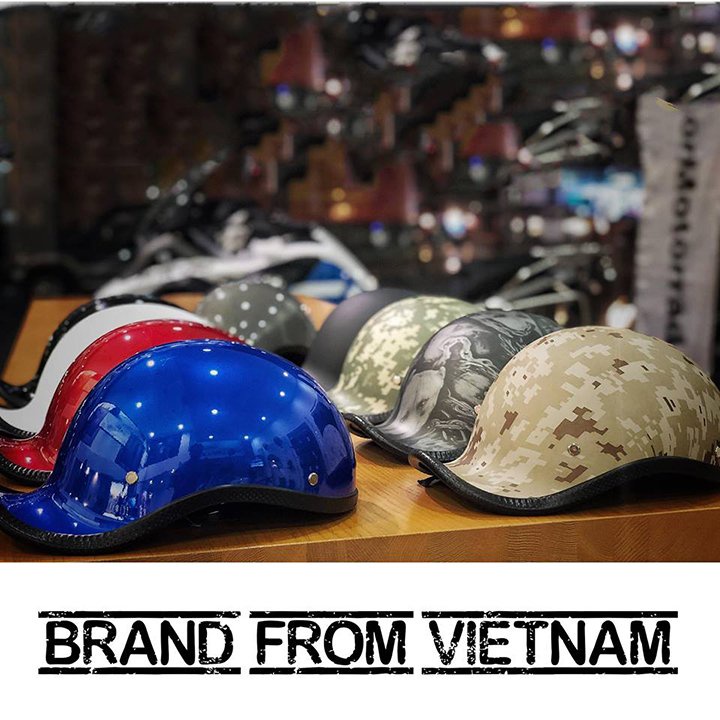 Mũ bảo hiểm ES Helmet nửa đầu Gangster chính hãng