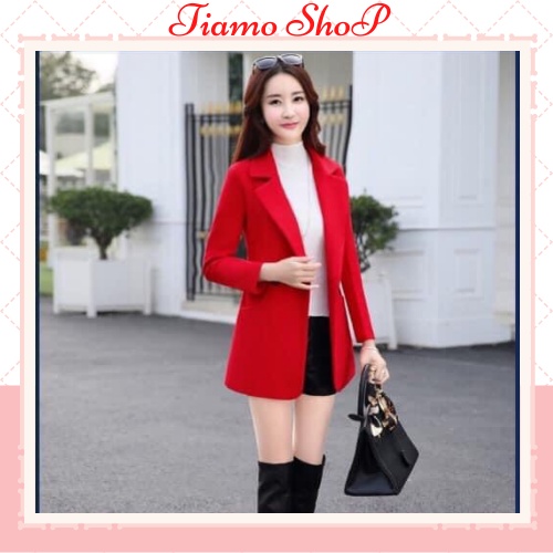 Áo Dạ Nữ, Áo Khoác Kiểu Vest Dạ Dáng Dài Freesize | BigBuy360 - bigbuy360.vn