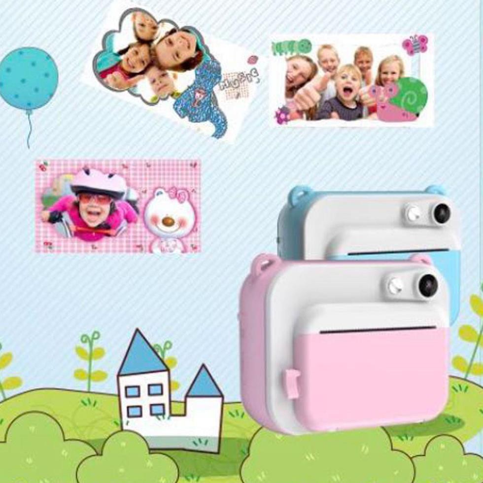 Máy ảnh trẻ em kỹ thuật số mini 2 inch DIY tức thì tự động in ảnh đen trắng | BigBuy360 - bigbuy360.vn
