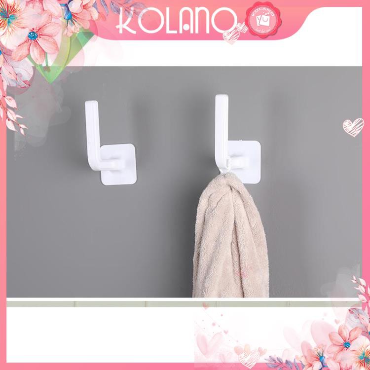 Móc dán tường KOLANO móc treo quần áo, móc treo phụ kiện kiêm tay nắm cửa đa năng không cần đục lỗ HG-001290