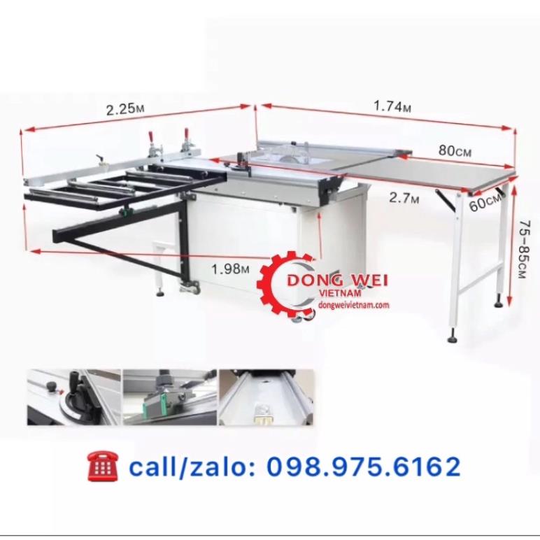 Máy cưa bàn trượt đa năng WJ220