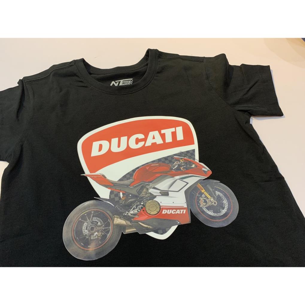Áo Thun Biker - Ducati V4 02 Unisex Nam Nữ tay ngắn có Big Size Cho