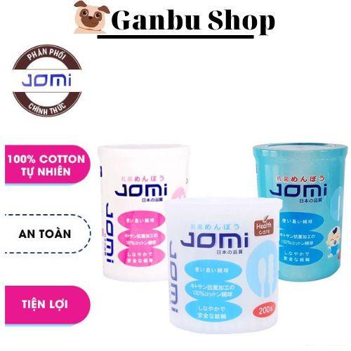 Tăm Bông Kháng Khuẩn Jomi Đầu Tròn - Đầu Xoắn Đủ Loại Cho Trẻ Sơ Sinh, Trẻ Em Và Người Lớn