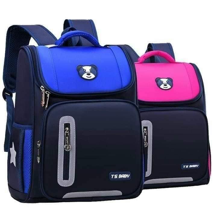 Balo Gấu Cho Bé Cấp 1 Chống Gù,Có Phản Quang,Chống Thấm Nước,Nhiều Ngăn Tiện Dụng