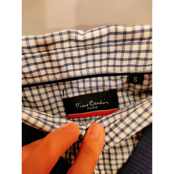Áo len cổ sơ mi Pierre Cardin