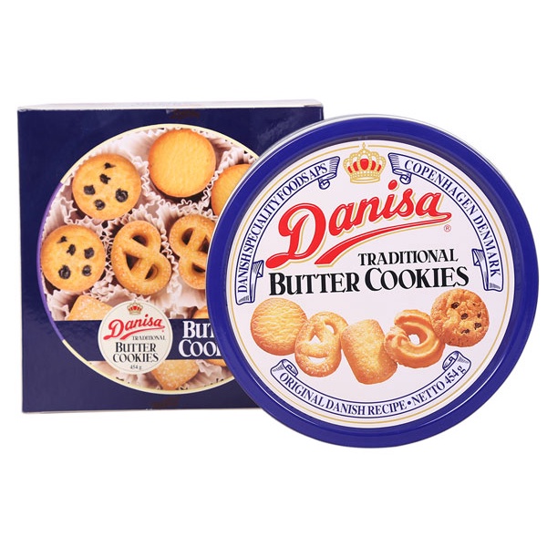 Bánh Quy Bơ Cao Cấp Danisa Hộp Thiếc 200g,454g,681g,908g ''có kèm túi.....''