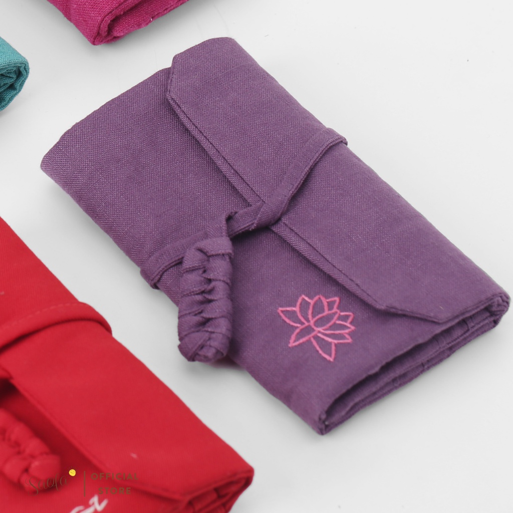 Ví Handmade Đựng Trang Sức Tiện Dụng Chất Liệu Linen Cho Bạn Gái/ Bé Gái - MAIA JEWELRY POUCH - SAOLA KIDS CLOTHING
