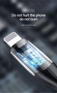 Cáp sạc và truyền dữ liệu tốc độ cao Baseus Horizontal Data Lightning cho iPhone/ iPad ( 2.4A, Indicator Lamp,)