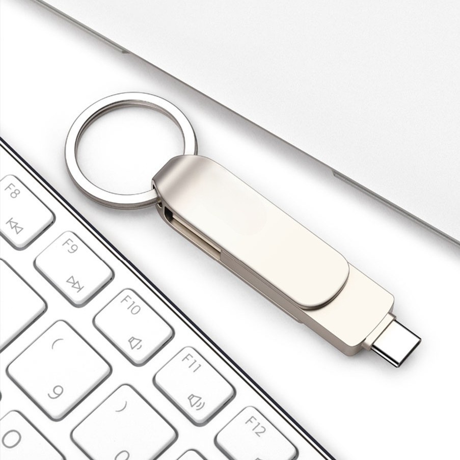 Usb 128gb Otg Type C bằng kim loại tiện dụng chất lượng cao