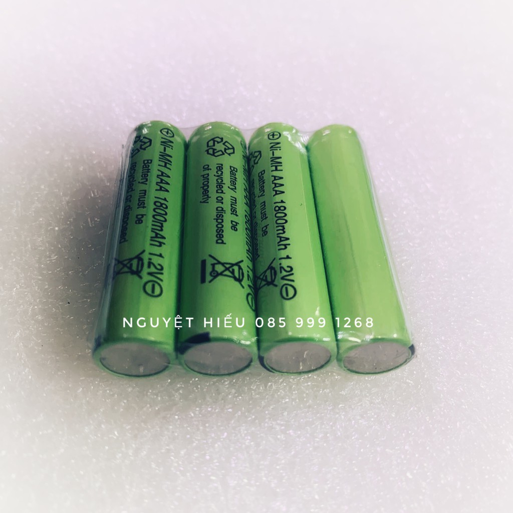 [VM] - Pin cell vỉ 4 viên AAA NiMH 1.2V 1800mAh