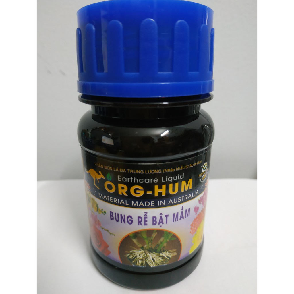 Phân bón lá đa trung lượng ORG-HUM bung rễ bật mầm - chai 100ml