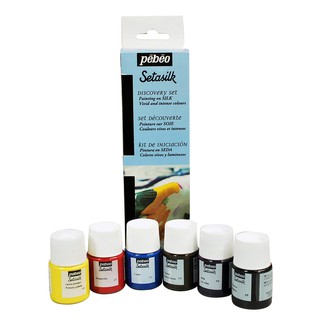 Màu vẽ lụa Pebeo setasilk set 6x20ml
