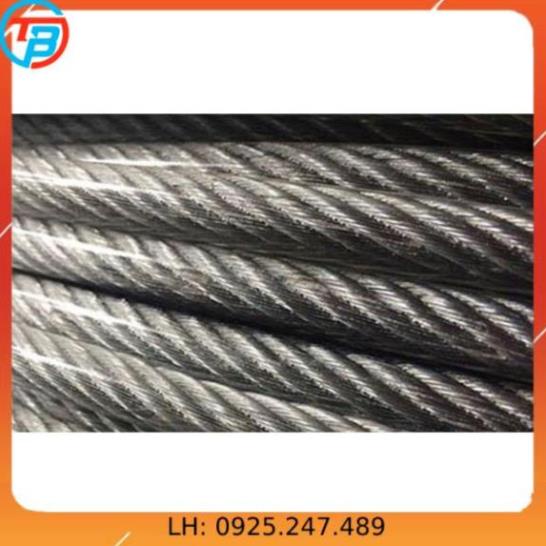 Dây cáp thép bọc nhựa Phi [ 8mm ] dài 1 mét – 1000 mét CÁP THÉP Thái Bình VinàN