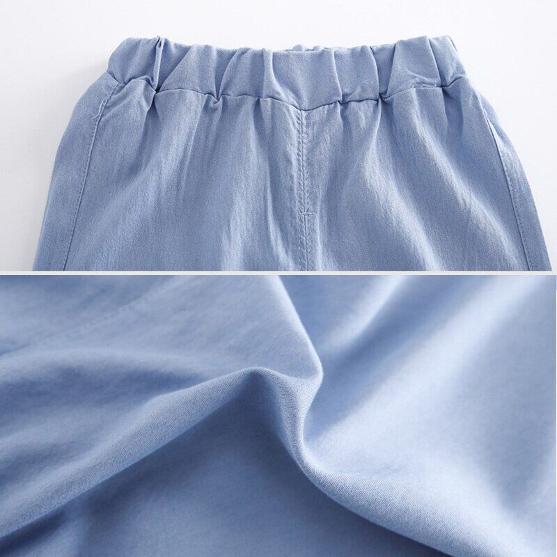 Quần Dài Cotton Co Giãn In Họa Tiết Hoạt Hình Thời Trang Xuân Hè Cho Bé Trai Và Gái 2-6 Tuổi