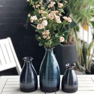 Sét 3 lọ hoa gốm sứ Bát Tràng