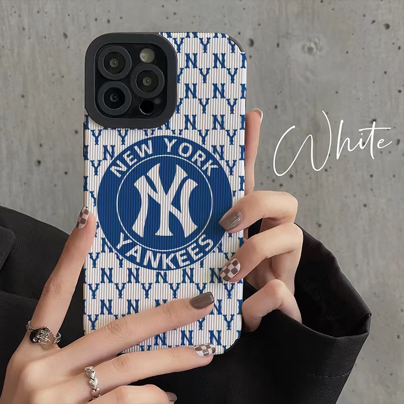 Ốp Điện Thoại Da Họa Tiết NY Sang Trọng Cho iphone 13 Pro Max i13 13pro 11 Pro Max i11 X XR Xs Max 7plus 8plus 12Pro 12 Pro Max
