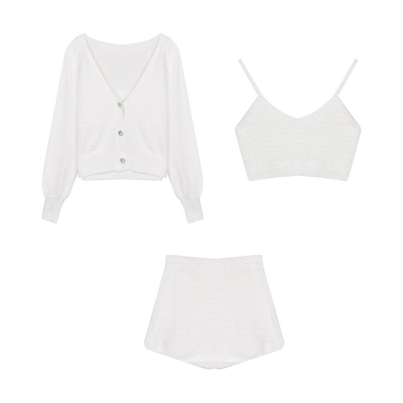 SET QUẦN ÁO LEN LÔNG THỎ SEXY [Order+Ảnh thật] | BigBuy360 - bigbuy360.vn