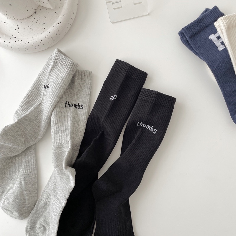 Tất Vớ Cổ Cao Nam Nữ Thể Thao Chất Liệu Cotton Thoáng Khí - Jia