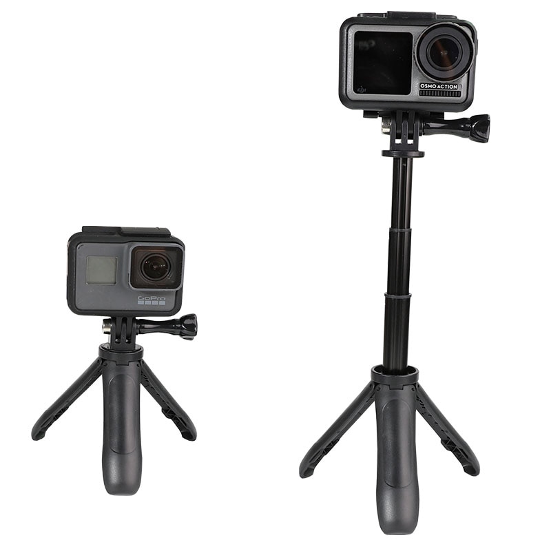 Gậy Chụp Ảnh Selfie Mini Kèm Chân Tripod Cho Gopro Hero 8 7 6 5 Insta360 Xiaomi Yi 4k Eken Sjcam Dji Osmo