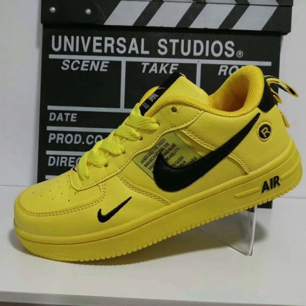 Máy Bay Phản Quang Af1 3m Không Quân 1 Giày Thể Thao Aj Màu Dạ Quang Thời Trang Unisex Cá Tính 80884