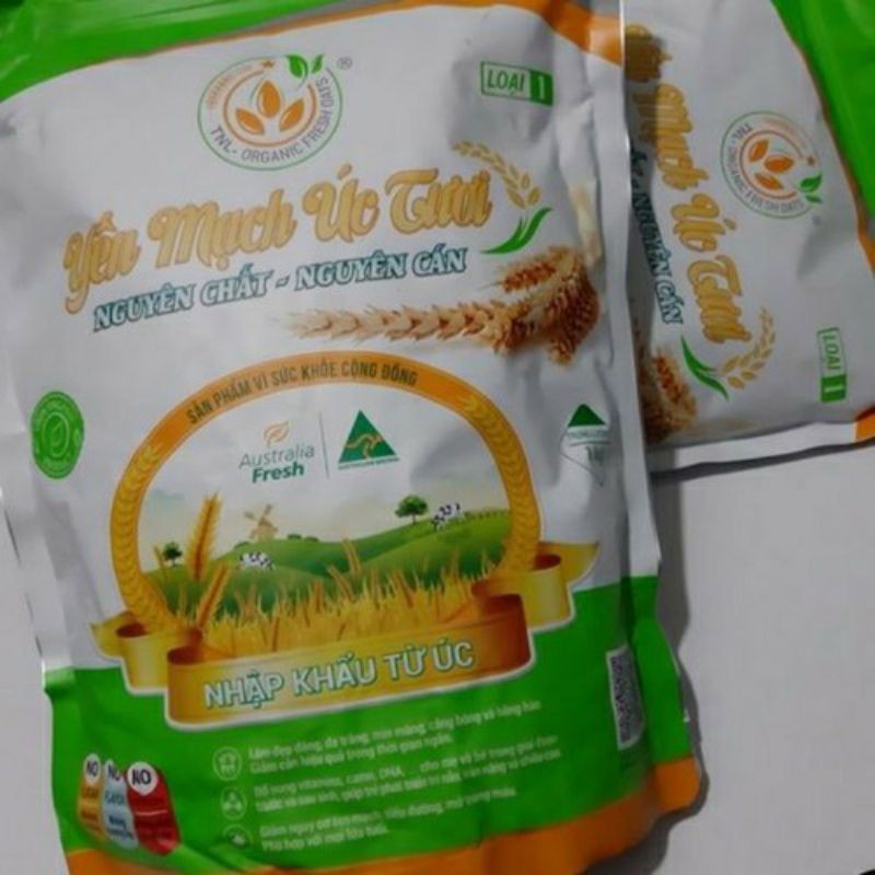 [HÀNG CHUẨN] Yến mạch ÚC tươi 1kg, hạn dùng 12 tháng