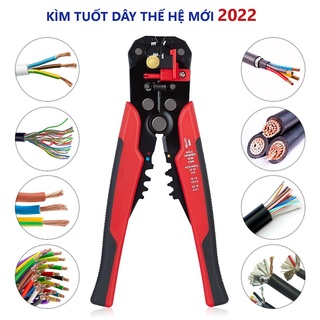Kìm tuốt dây điện, tự động cắt dây đa năng, bấm cos 0.2 - 6mm