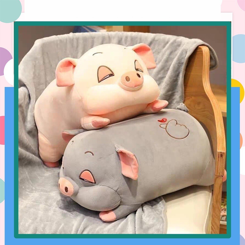 [GIAO HỎA TỐC HCM] Chăn gối văn phòng Mền Gối Heo, lợn  3 Trong 1 Kích Thước Mền 1*1,7m vải mềm, mịn