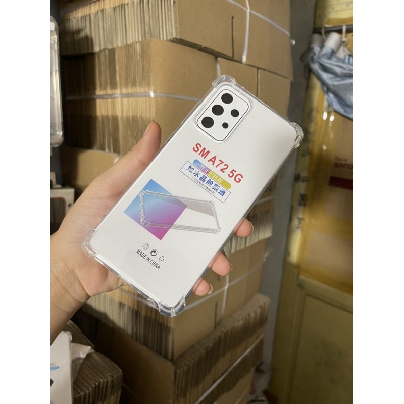 Ốp lưng dẻo Samsung A32 4G, A32 5G, A72, A52 Silicon bộ 4 cạnh trong suốt bảo vệ máy cực tốt