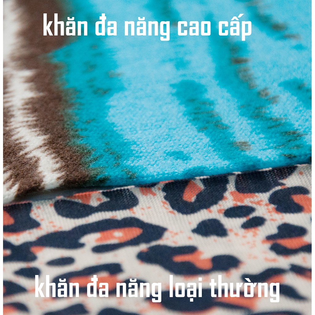 Khăn đa năng phượt thổ cẩm khăn đa năng len nhân tạo