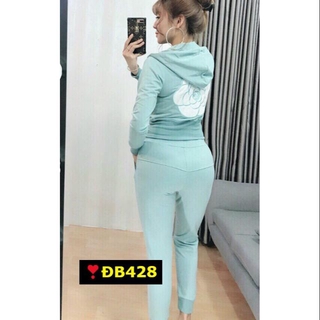 Đồ bộ da cá có nón tay dài db428