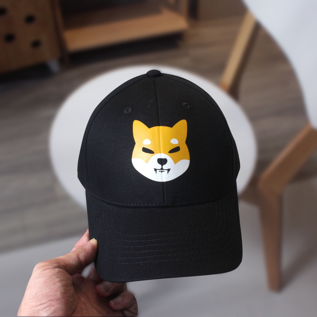 Mũ cao cấp Shiba Inu  Binance, Bitcoin, Cointshirt