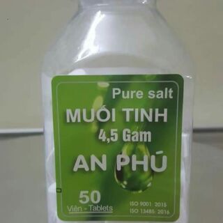 Combo 3 lọ Viên muối tinh NaCl 0,9%