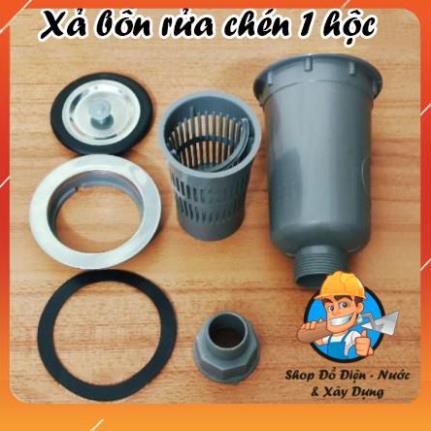 Bộ xả bồn rửa chén đơn - dùng cho bồn 1 hộc