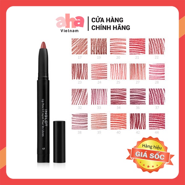 Son lì lâu trôi dạng bút chì Inglot Amc Lip Pencil (4.5g)