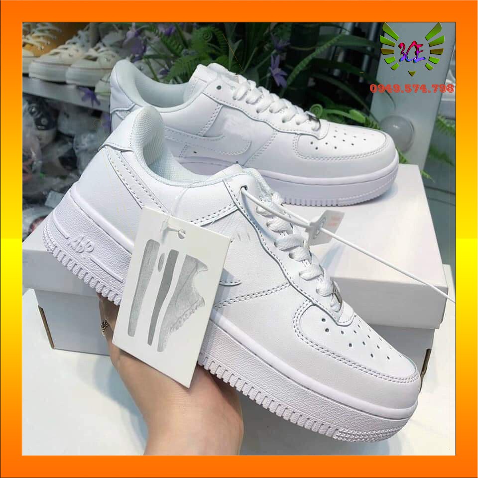 Giày sneaker trắng AF 1[hỗ trợ đổi trả] cho nam nữ