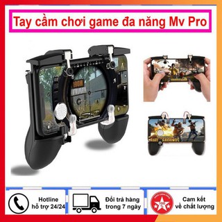 Tay cầm chơi game k21 cho game PUBG, ROS, Free Fire..gắn điện thoại tiện lợi