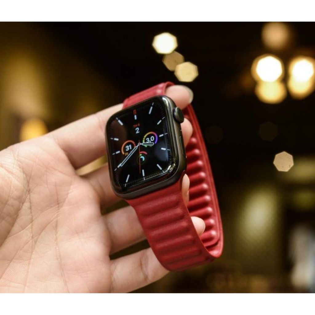 Dây đeo đồng hồ Apple Watch mẫu da Leather Link