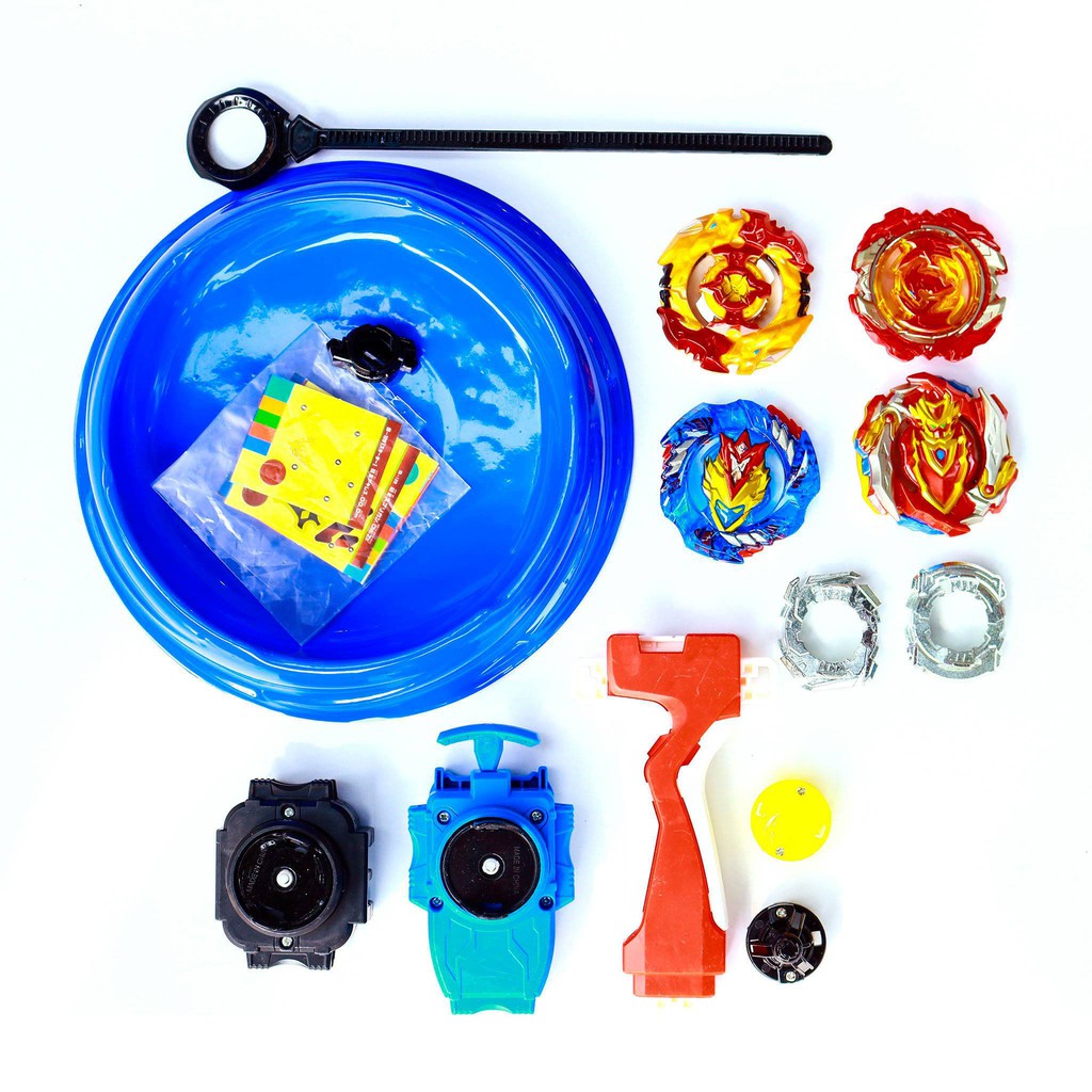 Bộ Đấu Trường 4 Con Quay Beyblade Có Tay Cầm