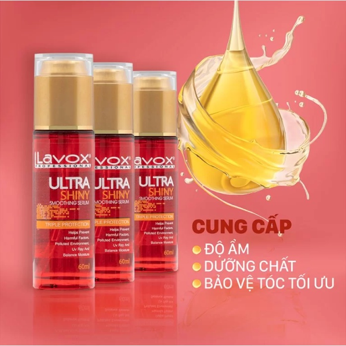 Serum Huyết Thanh Dưỡng Bóng Tóc Lavox 60ml