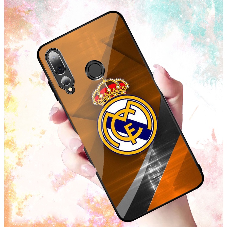 Ốp Lưng HUAWEI Y9 PRIME 2019, Y9 2019, NOVA 3E, NOVA 3I, Y9S mặt kính cường lực cao cấp In hình Câu Lạc Bộ Bóng Đá
