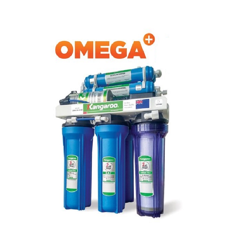 Máy lọc nước  Kangaroo Omega KG02G4 - không vỏ tủ - 9 cấp lọc - Bảo hành 12 tháng