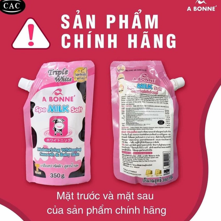 Muối Tắm Tẩy Tế Bào Chất Sữa Chua Spa Yogurt Salt A Bonne 350g Nhập Khẩu Thái Lan