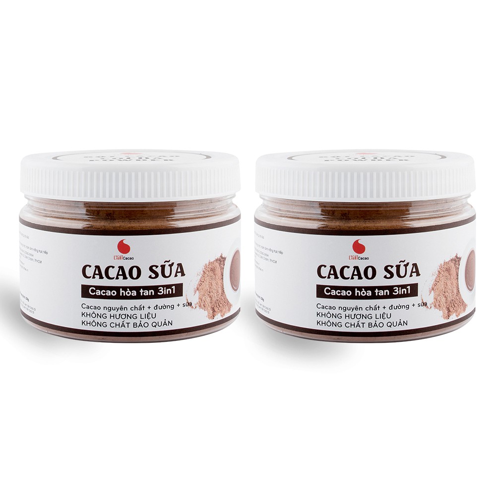 [Mã BMBAU50 giảm 7% đơn 99K] Cacao Sữa Hòa tan Light Coffee Combo 2 Hũ x 230g