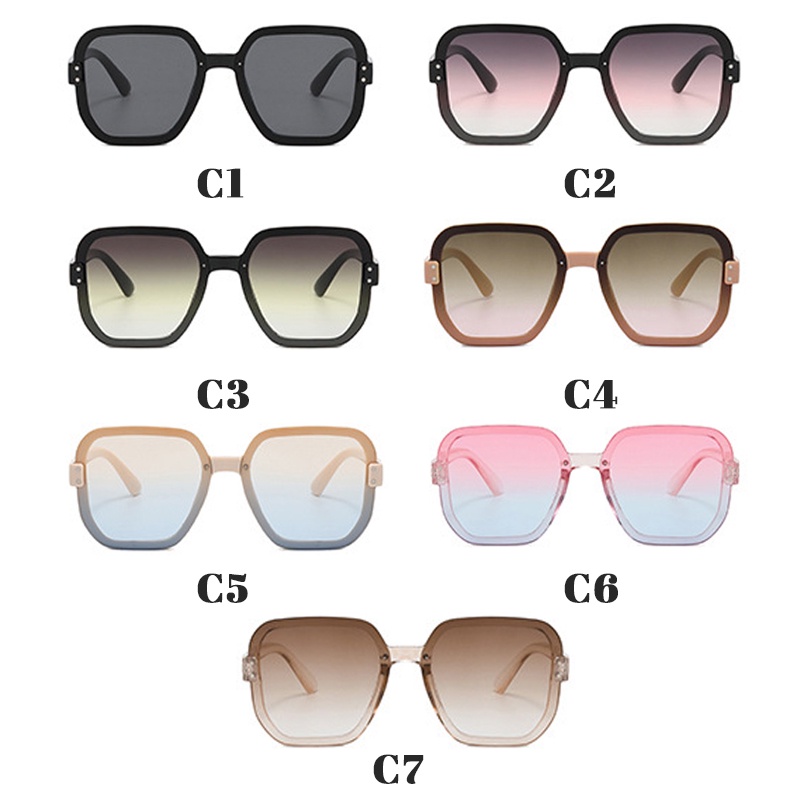 Kính Mát Gọng Vuông Không Viền Thiết Kế Mới Lạ