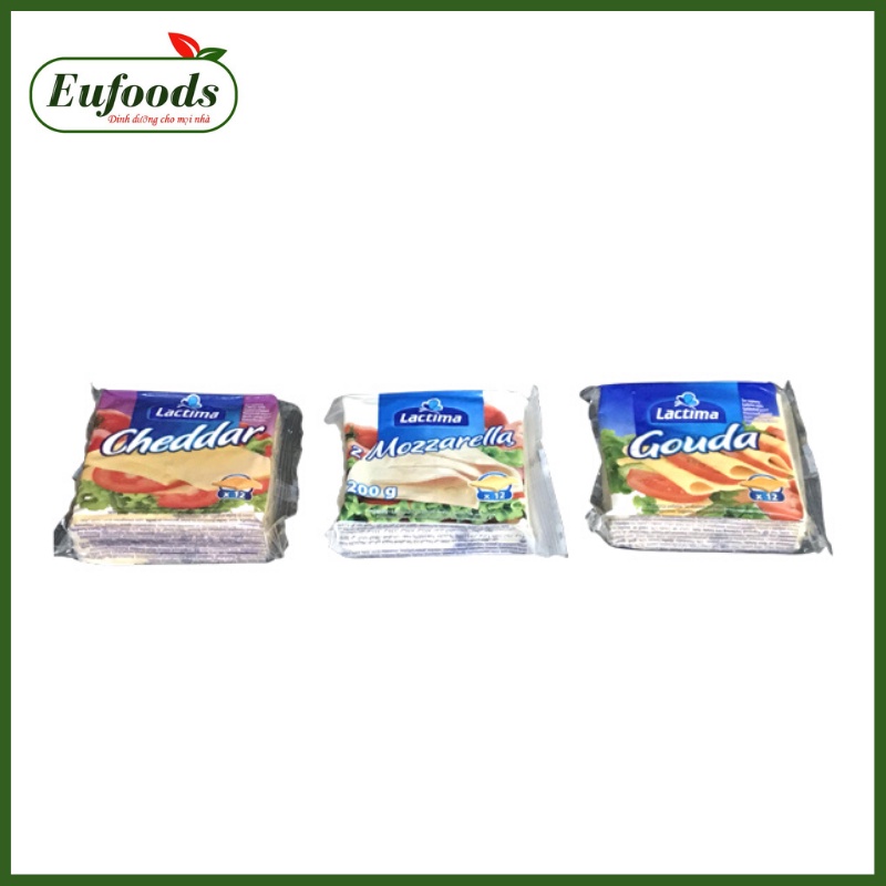 DATE T7/2024 Phô Mai Lát Lactima Mozzarella Ba Lan 200g