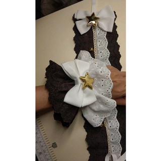 Phụ kiện lolita headband & wrist nơ cài