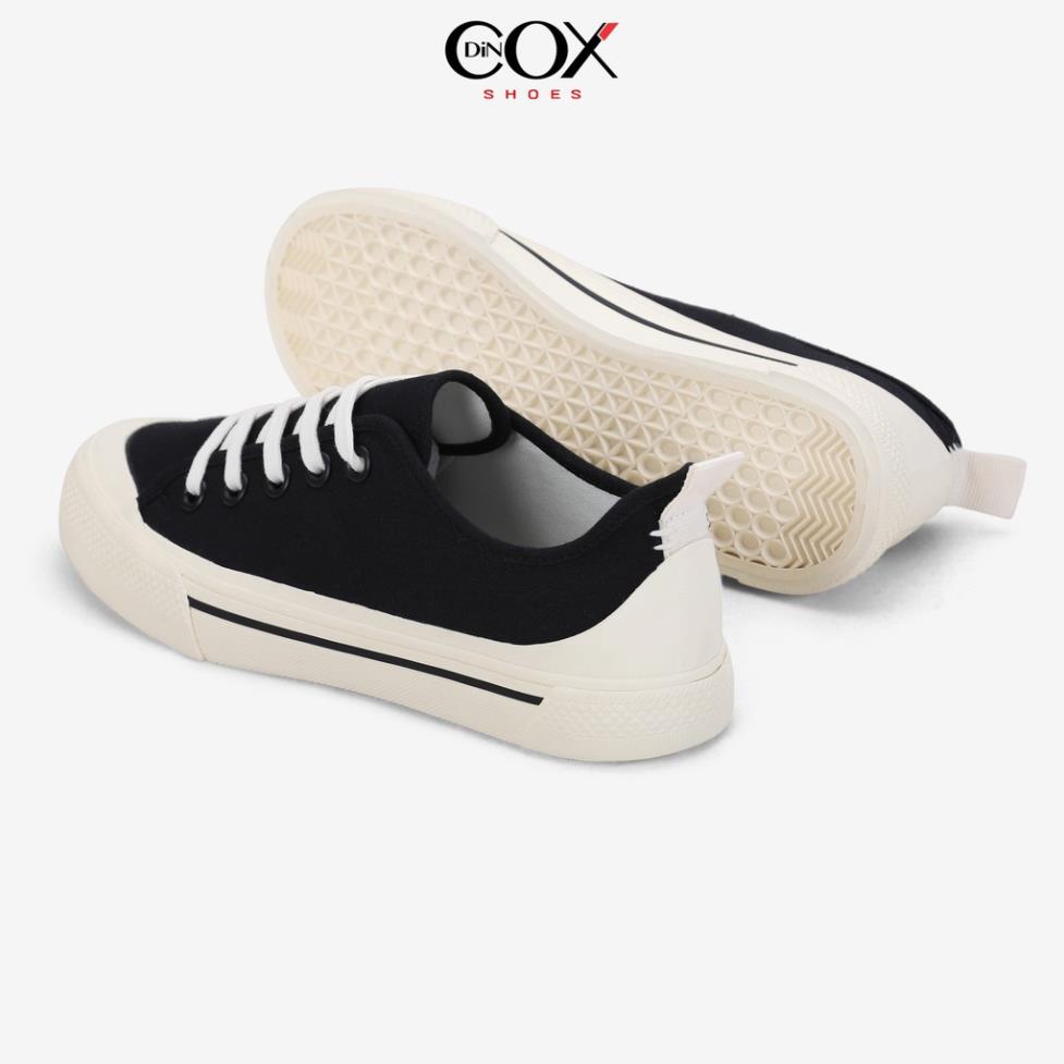 TTV Giày Sneaker Vải Nữ DINCOX C20 Nữ Tính Sang Trọng Black